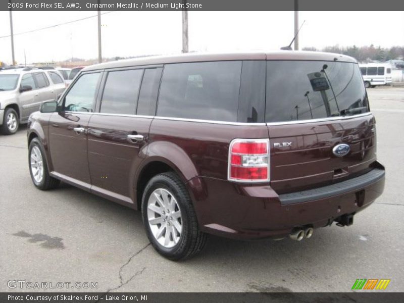 Cinnamon Metallic / Medium Light Stone 2009 Ford Flex SEL AWD