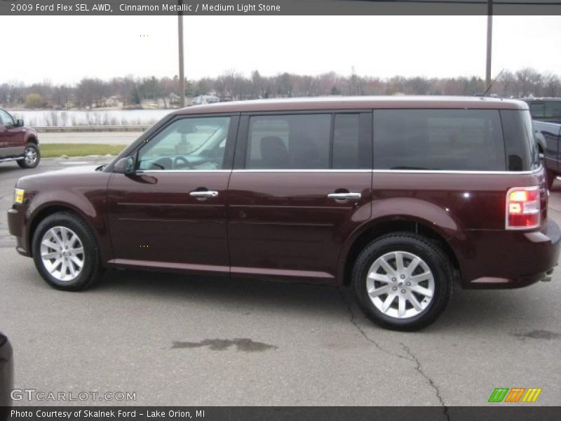 Cinnamon Metallic / Medium Light Stone 2009 Ford Flex SEL AWD
