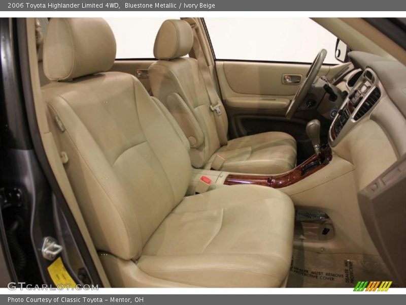Bluestone Metallic / Ivory Beige 2006 Toyota Highlander Limited 4WD
