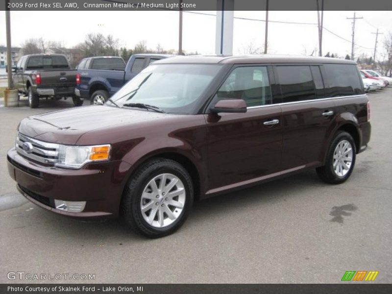 Cinnamon Metallic / Medium Light Stone 2009 Ford Flex SEL AWD