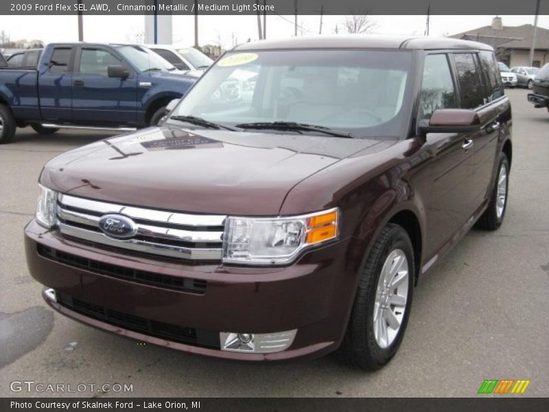 Cinnamon Metallic / Medium Light Stone 2009 Ford Flex SEL AWD