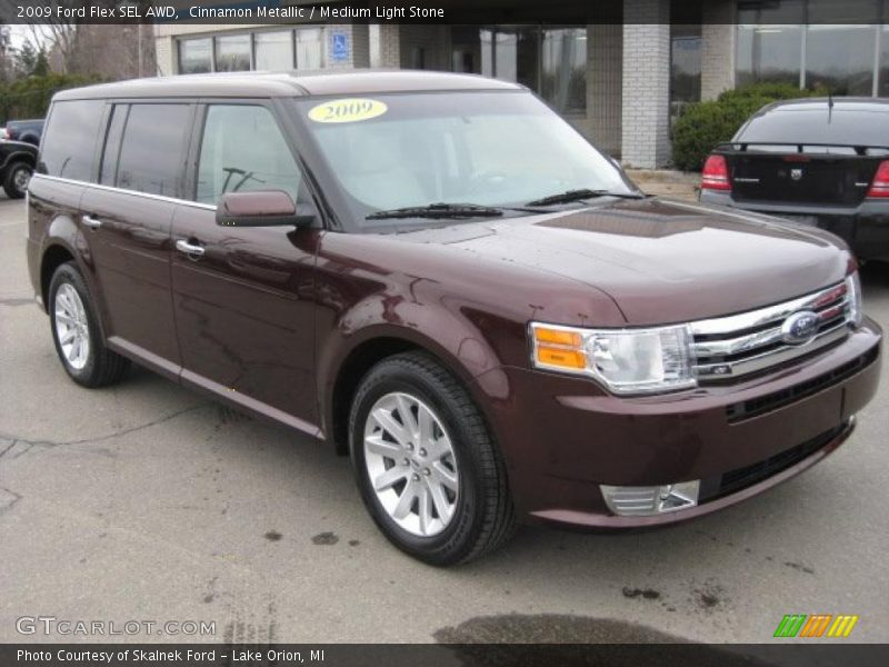 Cinnamon Metallic / Medium Light Stone 2009 Ford Flex SEL AWD