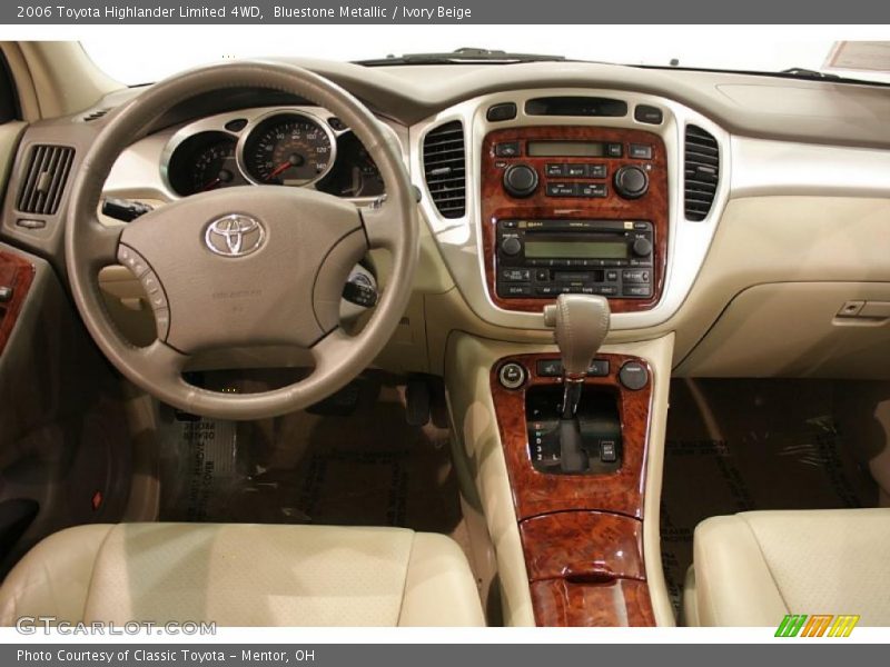 Bluestone Metallic / Ivory Beige 2006 Toyota Highlander Limited 4WD