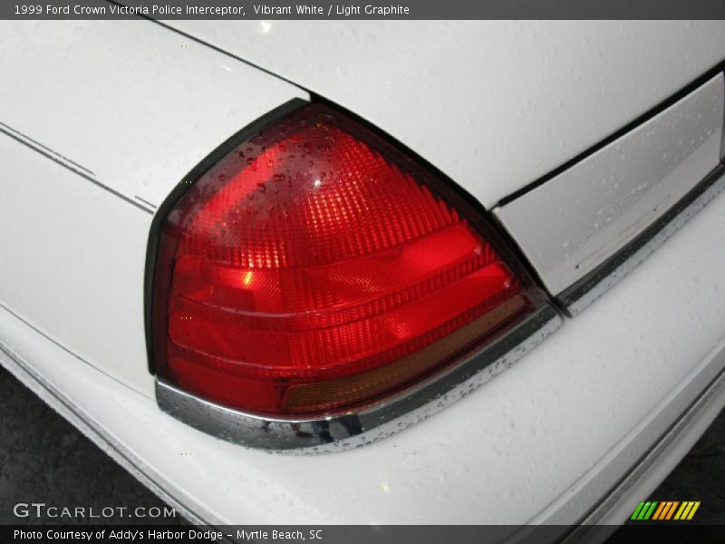Vibrant White / Light Graphite 1999 Ford Crown Victoria Police Interceptor