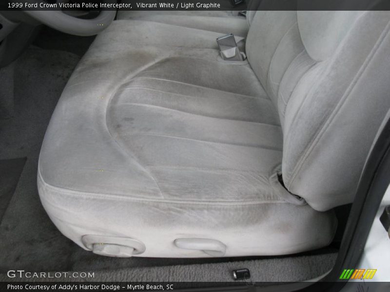Vibrant White / Light Graphite 1999 Ford Crown Victoria Police Interceptor
