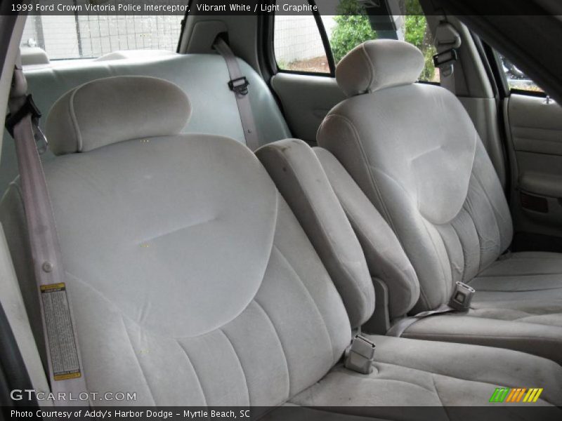 Vibrant White / Light Graphite 1999 Ford Crown Victoria Police Interceptor