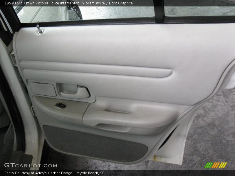 Vibrant White / Light Graphite 1999 Ford Crown Victoria Police Interceptor