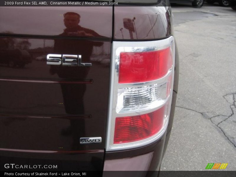 Cinnamon Metallic / Medium Light Stone 2009 Ford Flex SEL AWD