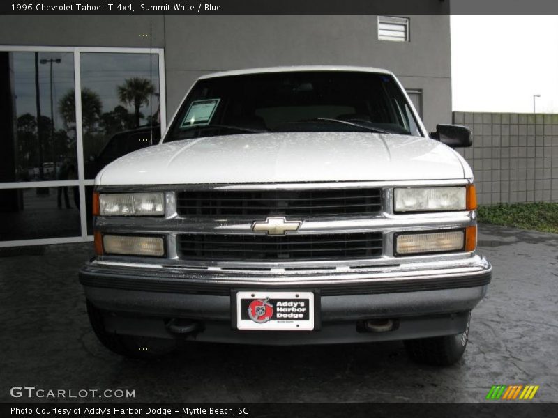 Summit White / Blue 1996 Chevrolet Tahoe LT 4x4