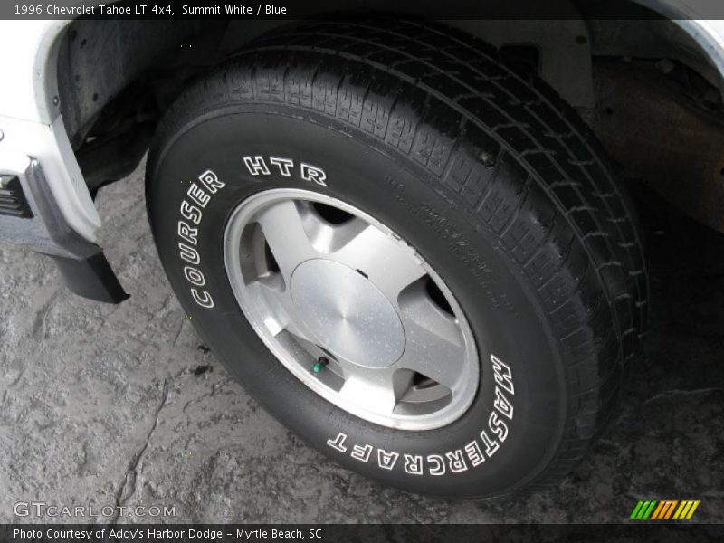 Summit White / Blue 1996 Chevrolet Tahoe LT 4x4