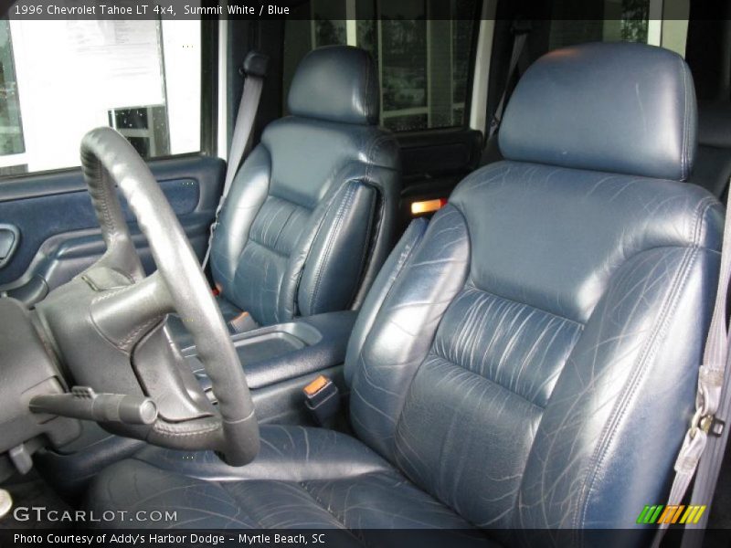 Summit White / Blue 1996 Chevrolet Tahoe LT 4x4
