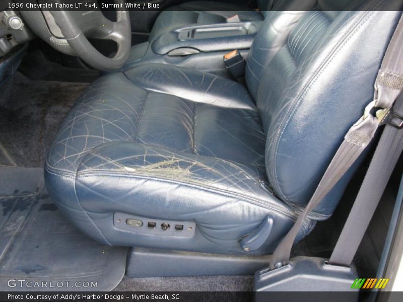 Summit White / Blue 1996 Chevrolet Tahoe LT 4x4