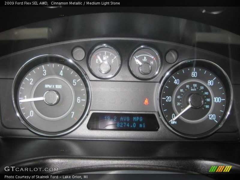 Cinnamon Metallic / Medium Light Stone 2009 Ford Flex SEL AWD