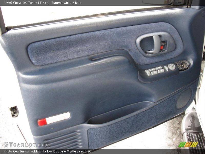 Summit White / Blue 1996 Chevrolet Tahoe LT 4x4