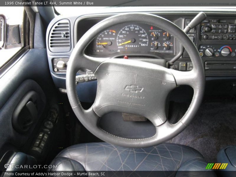 Summit White / Blue 1996 Chevrolet Tahoe LT 4x4