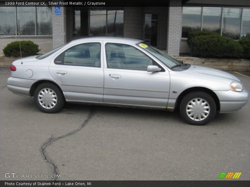 Silver Frost Metallic / Graystone 1999 Ford Contour LX