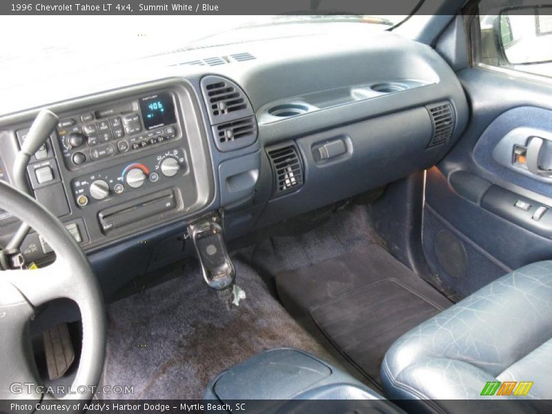 Summit White / Blue 1996 Chevrolet Tahoe LT 4x4