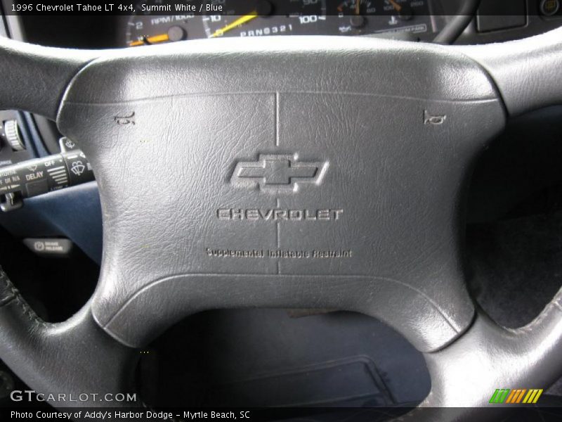 Summit White / Blue 1996 Chevrolet Tahoe LT 4x4