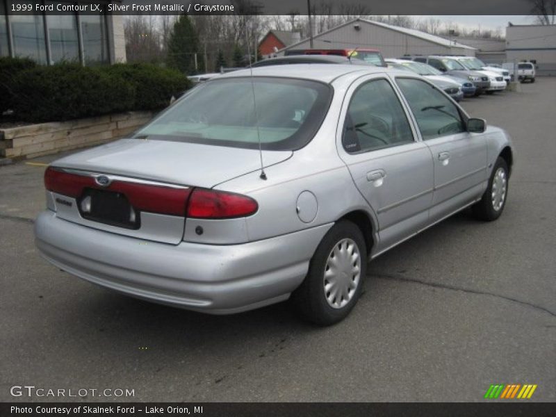 Silver Frost Metallic / Graystone 1999 Ford Contour LX