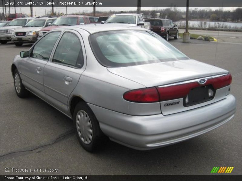 Silver Frost Metallic / Graystone 1999 Ford Contour LX