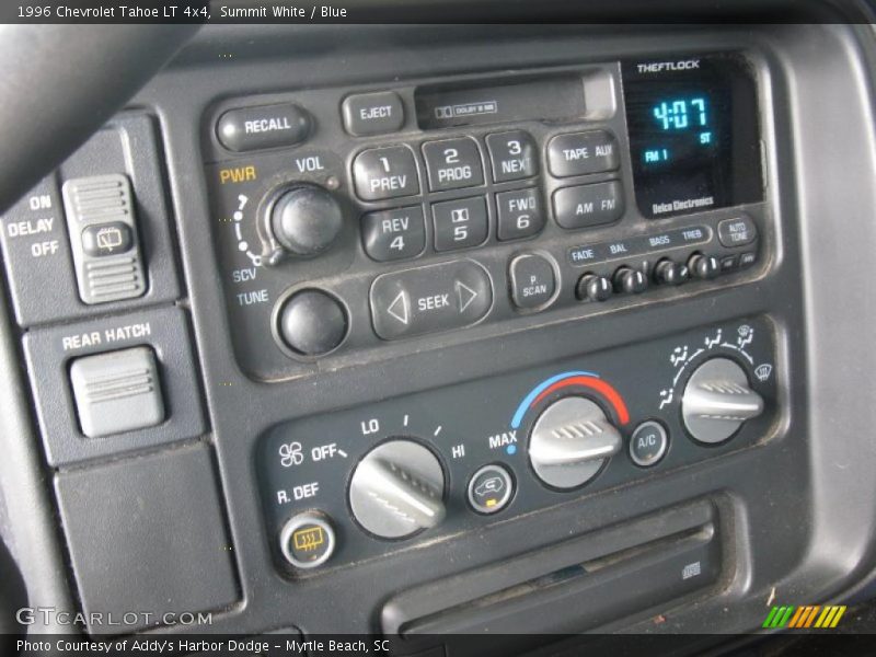 Summit White / Blue 1996 Chevrolet Tahoe LT 4x4