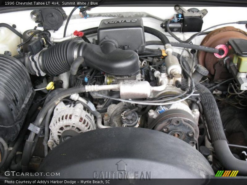 Summit White / Blue 1996 Chevrolet Tahoe LT 4x4