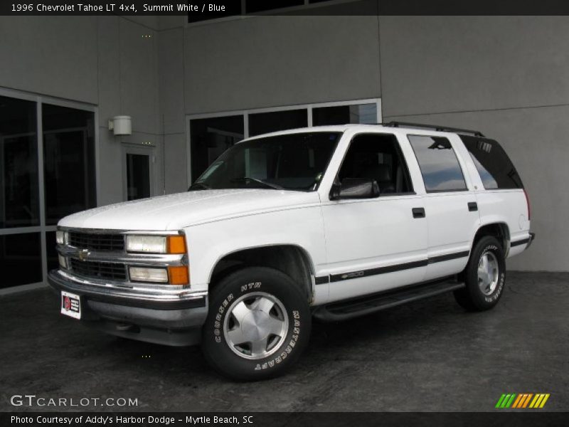 Summit White / Blue 1996 Chevrolet Tahoe LT 4x4