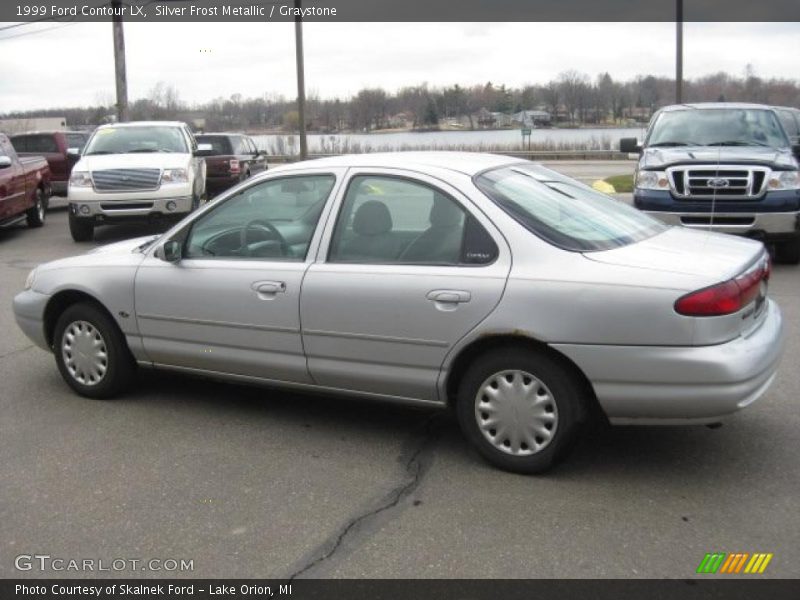 Silver Frost Metallic / Graystone 1999 Ford Contour LX