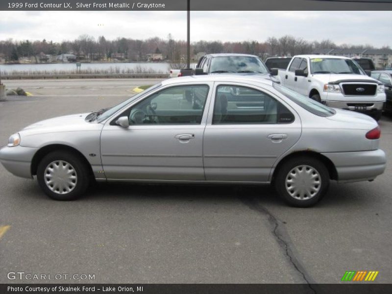 Silver Frost Metallic / Graystone 1999 Ford Contour LX