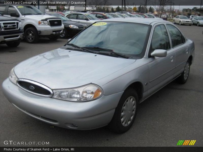 Silver Frost Metallic / Graystone 1999 Ford Contour LX