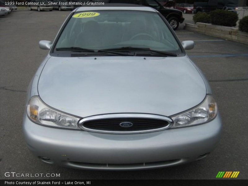 Silver Frost Metallic / Graystone 1999 Ford Contour LX