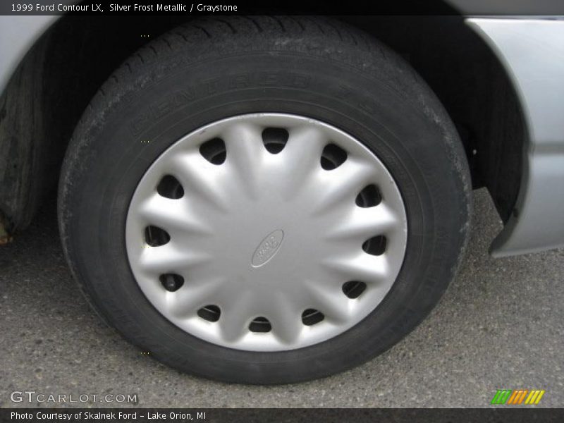 Silver Frost Metallic / Graystone 1999 Ford Contour LX