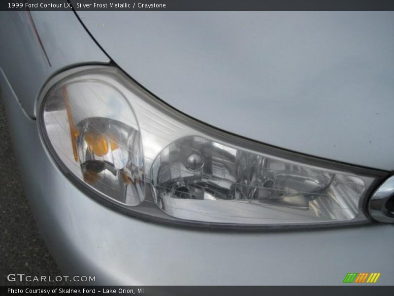 Silver Frost Metallic / Graystone 1999 Ford Contour LX