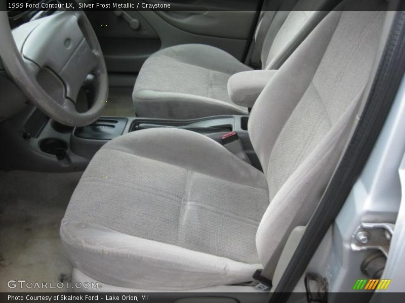 Silver Frost Metallic / Graystone 1999 Ford Contour LX