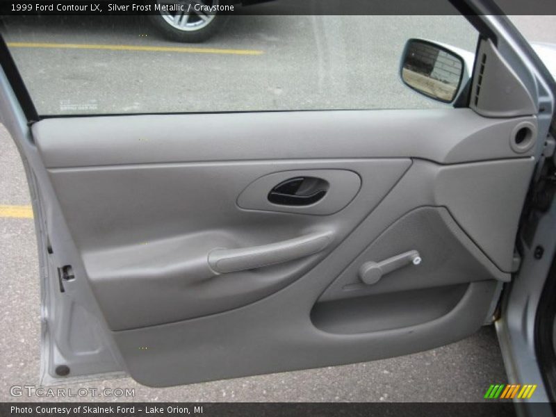 Silver Frost Metallic / Graystone 1999 Ford Contour LX