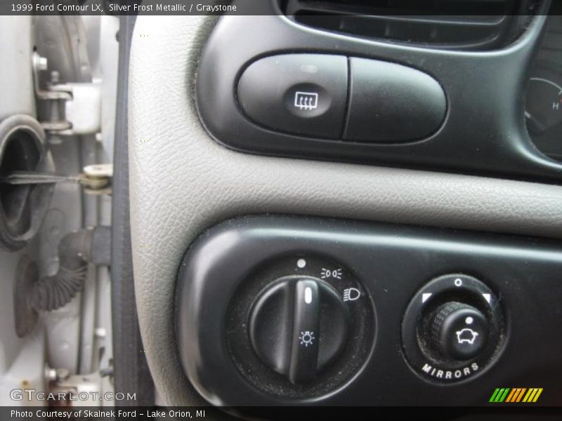 Silver Frost Metallic / Graystone 1999 Ford Contour LX