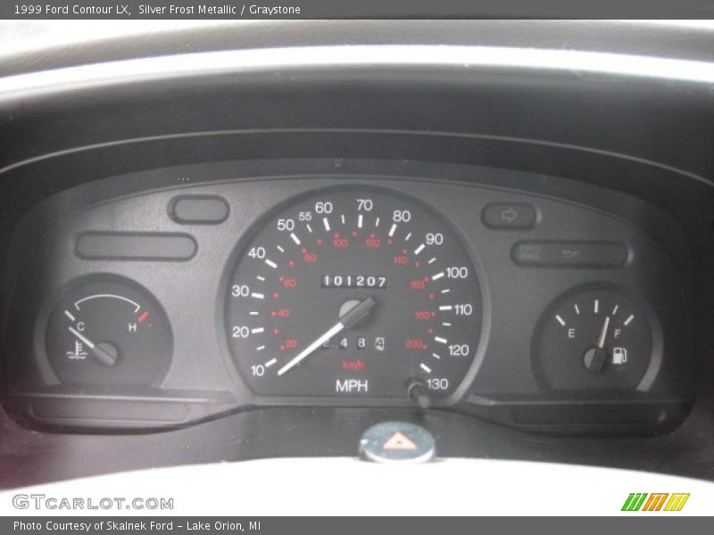 Silver Frost Metallic / Graystone 1999 Ford Contour LX