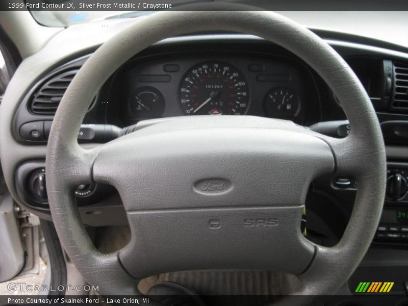 Silver Frost Metallic / Graystone 1999 Ford Contour LX