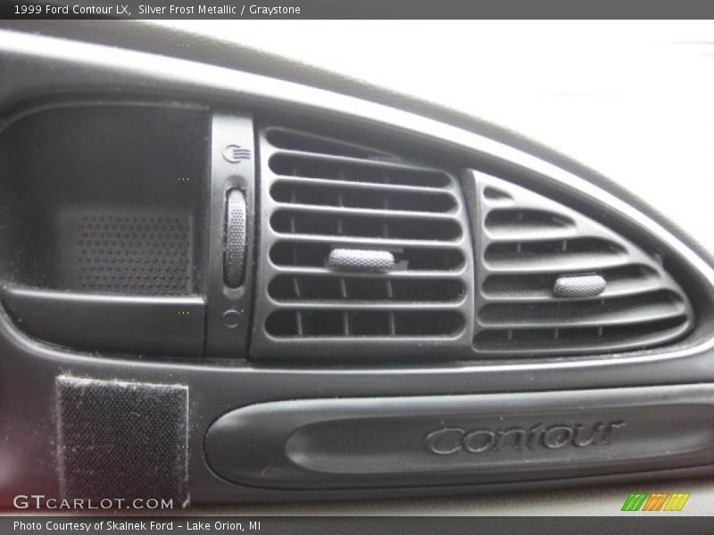 Silver Frost Metallic / Graystone 1999 Ford Contour LX