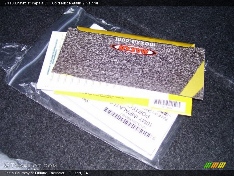 Gold Mist Metallic / Neutral 2010 Chevrolet Impala LT