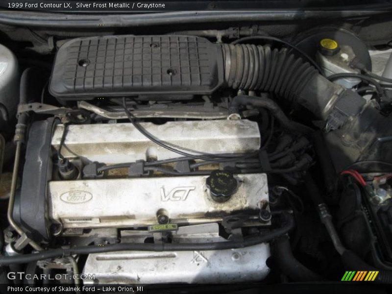 Silver Frost Metallic / Graystone 1999 Ford Contour LX