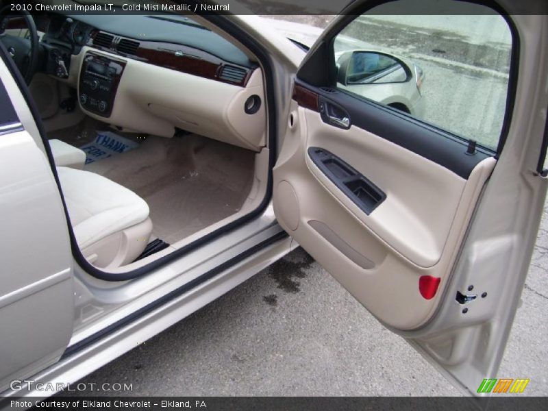 Gold Mist Metallic / Neutral 2010 Chevrolet Impala LT