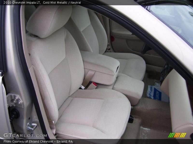Gold Mist Metallic / Neutral 2010 Chevrolet Impala LT