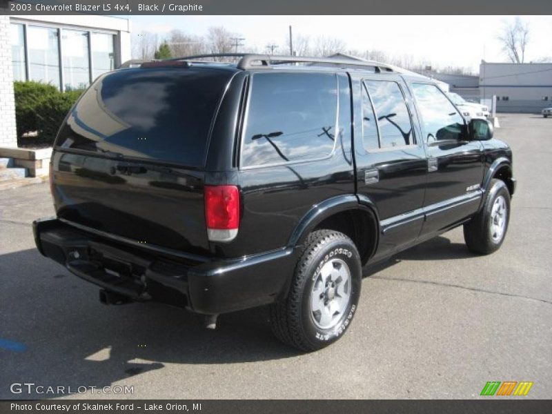 Black / Graphite 2003 Chevrolet Blazer LS 4x4