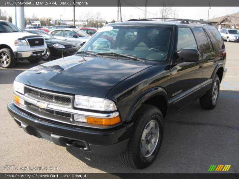 Black / Graphite 2003 Chevrolet Blazer LS 4x4