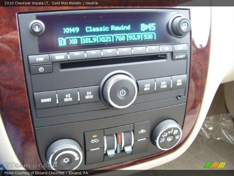 Gold Mist Metallic / Neutral 2010 Chevrolet Impala LT