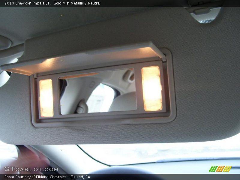 Gold Mist Metallic / Neutral 2010 Chevrolet Impala LT