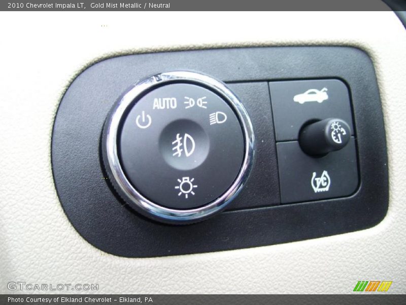 Gold Mist Metallic / Neutral 2010 Chevrolet Impala LT