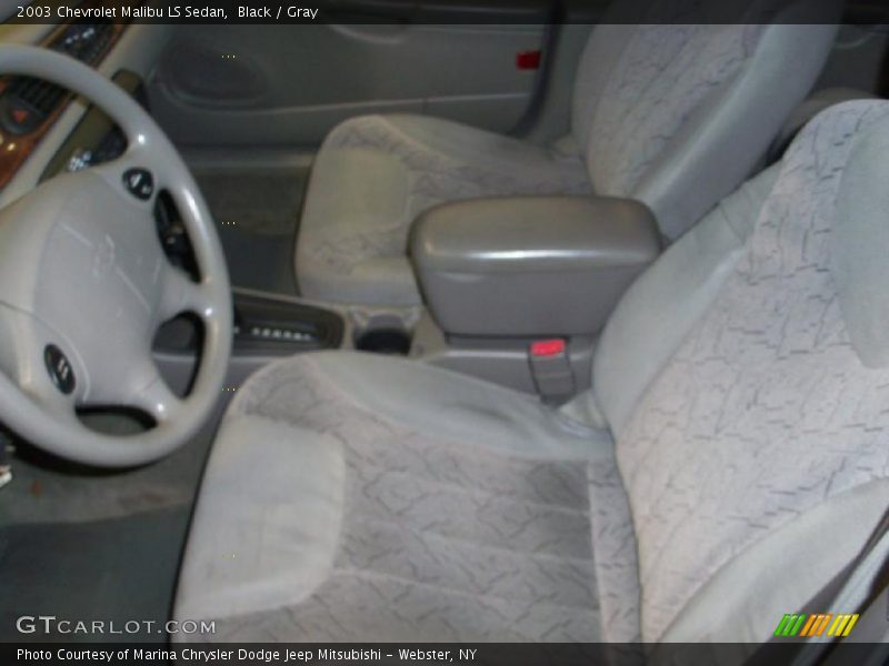 Black / Gray 2003 Chevrolet Malibu LS Sedan
