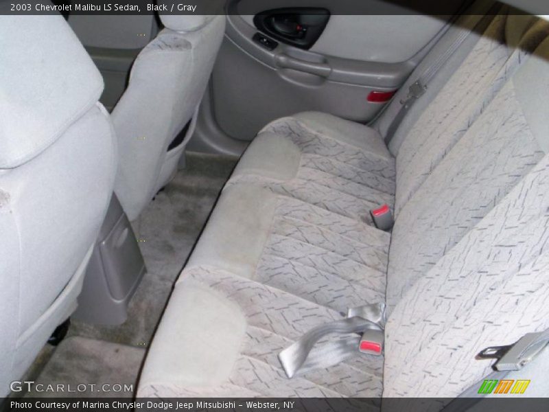 Black / Gray 2003 Chevrolet Malibu LS Sedan